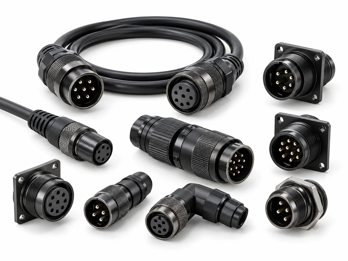 Yuyao · connectors — product illustration